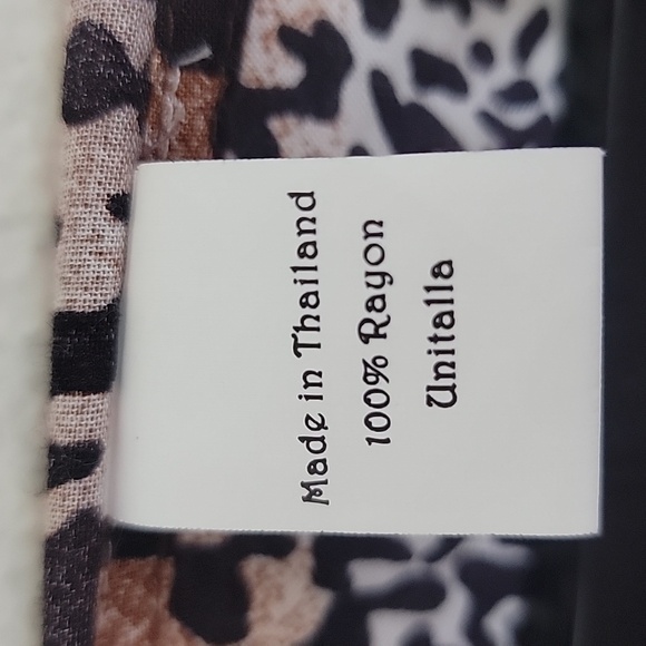 Ganesh Animal Print Coverup Wrap Skirt For Swimsuit XL - Picture 9 of 9